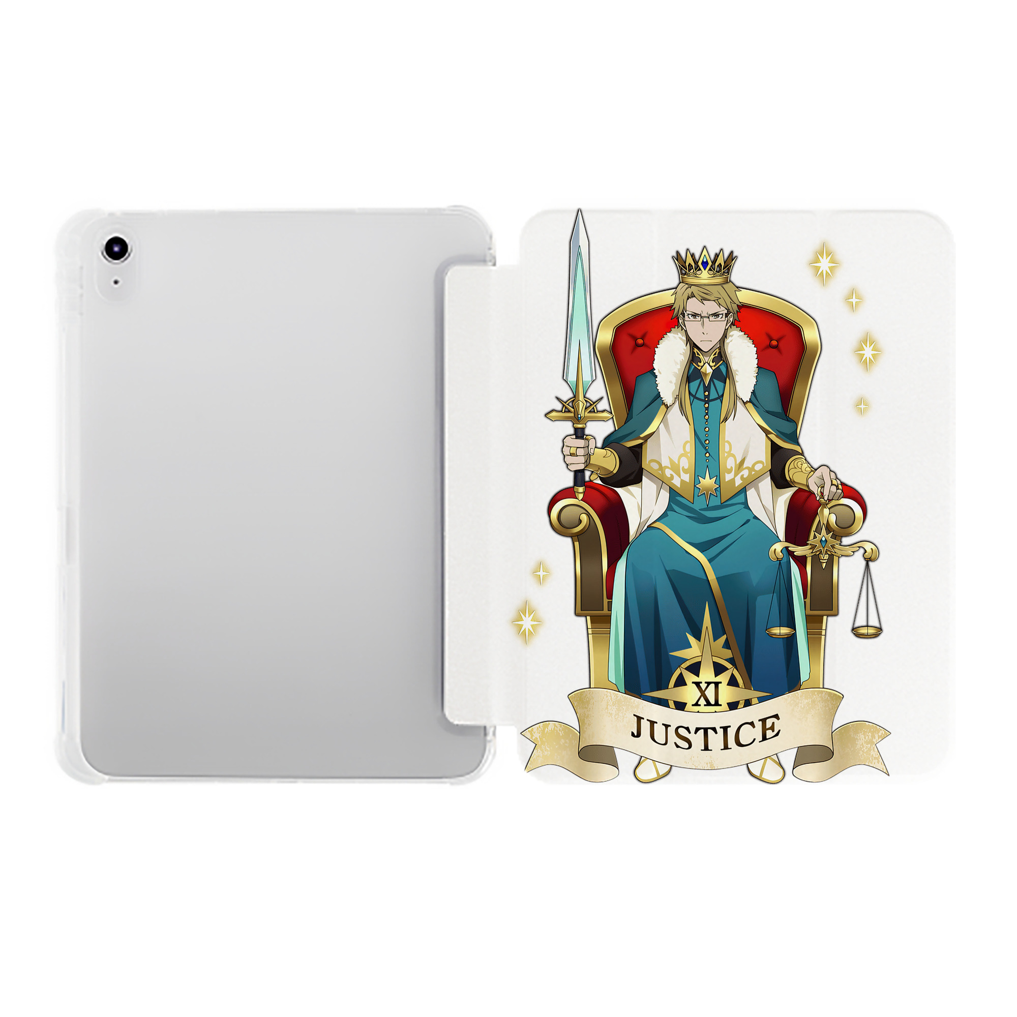 （画像用） 文豪ストレイドッグス Bungo Stray Dogs IPad ケース ペン収納付き 三つ折りスタンド PUレザー×シリコン 対応機種9.5/10.5/10.9インチ